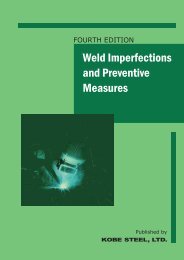 Weld Imperfections and Preventive Measures - kobelco welding