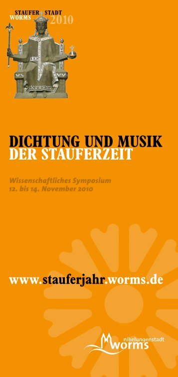 dichtung und muSik der Stauferzeit - Mediaevum