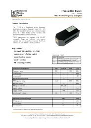 Transmitter TX325 - Radiometer Physics Gmbh