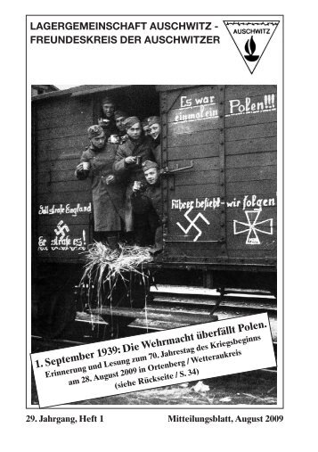 Ausgabe 1/2009 - Lagergemeinschaft Auschwitz