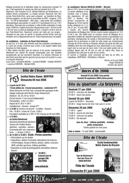 Revue Communale de Bertrix nÂ° 94