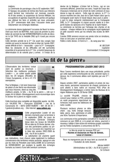 Revue Communale de Bertrix nÂ° 94