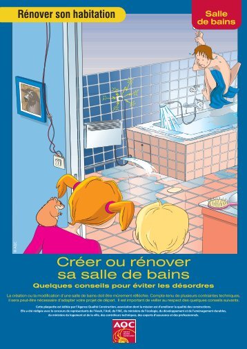 CrÃ©er ou rÃ©nover sa salle de bains - Agence QualitÃ© Construction