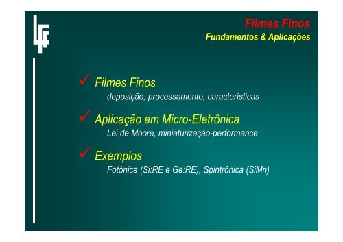 filmes finos: fundamentos e aplicaÃ§Ãµes - IFSC - USP