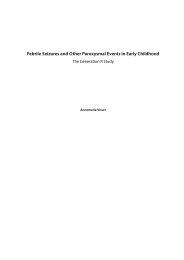 Febrile seizures and other paroxysmal events in ... - Generation R