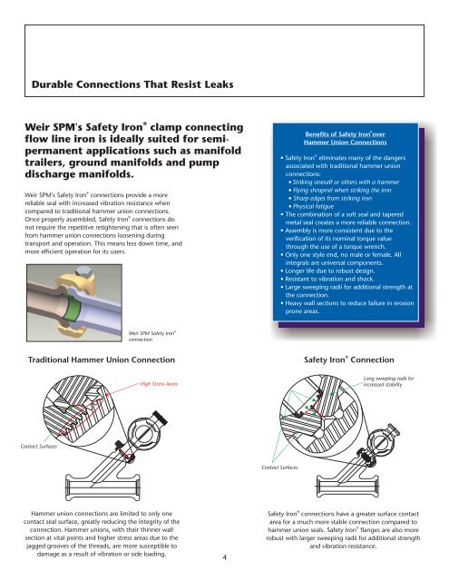 safety iron manifold trailers brochure - front - Weir Oil & Gas Division