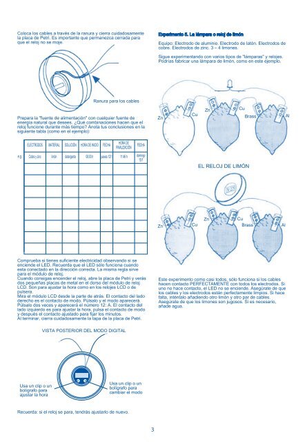 54023 Lemon Clock Manual(v5) - Imaginarium