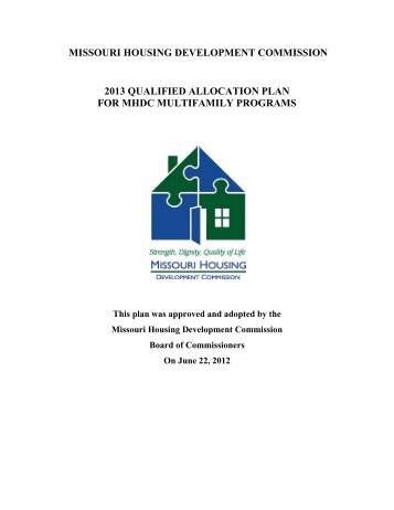 Qualified Allocation Plan - Missouri Housing Development ...