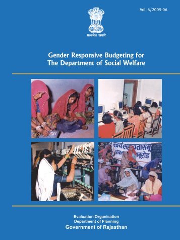 Gender Responsive Budgeting for The Department of Social Welfare