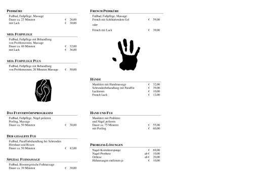 Preisliste - Gradmann