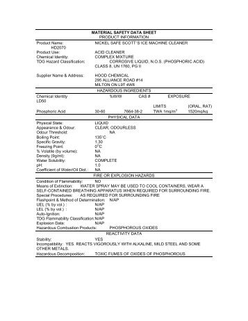 MSDS HD2070.pdf - Hood Chemical