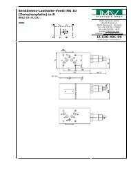 (Zwischenplatte) in B IZ-530-401-00 - IMAV-Hydraulik GmbH