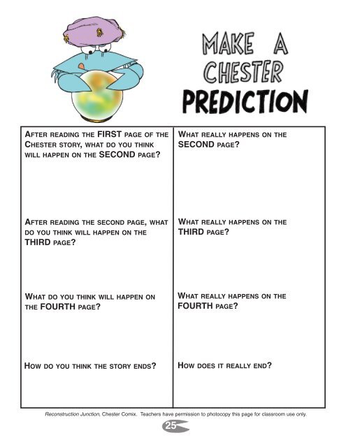 Reconstruction Junction - Chester Comix