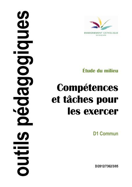 CompÃ©tences et tÃ¢ches pour les exercer - SeGEC