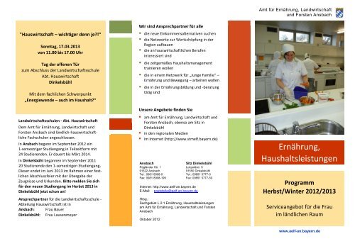 Programm ErnÃ¤hrung, Haushaltsleistungen 2012/2013 - Amt fÃ¼r ...