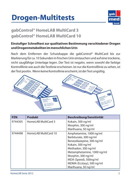 gabControl® HomeLAB - Gabmed