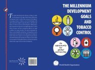 the millennium development goals and tobacco control