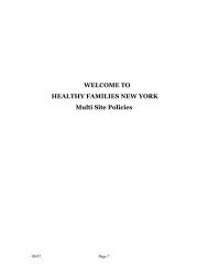HEALTHY FAMILIES NEW YORK