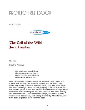 The Call of the Wild - Bibliotecadigital.puc-campinas.edu.br