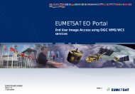 EUMETSAT datasets