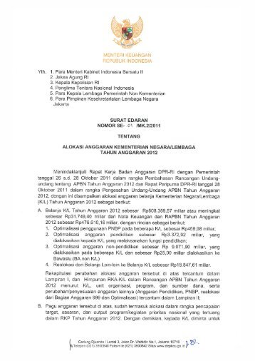 Contoh Surat Edaran Mahkamah Agung Contoh Surat