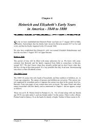 Heinrich and Elizabeth's Early Years in America ... - New Page 1