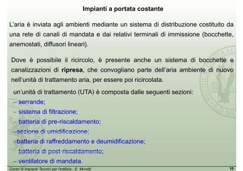 Impianti di Climatizzazione e Impianti di Climatizzazione e ...