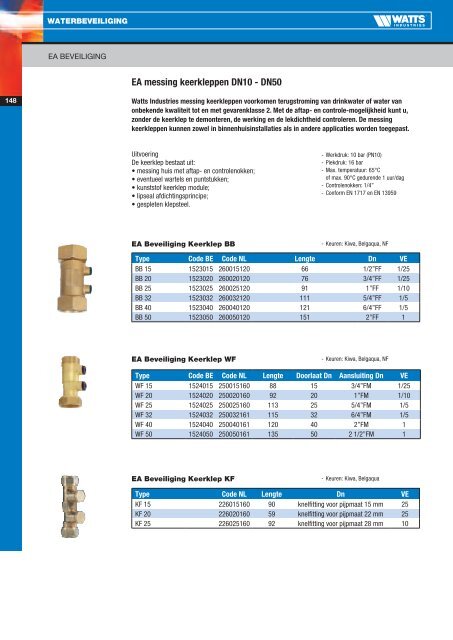 Catalogus 2011 - Watts Industries