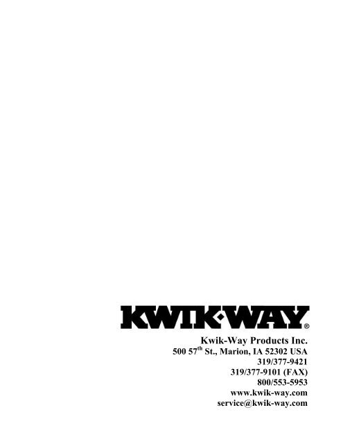 108 ON-THE-CAR KWIK-LATHE - Kwik-Way