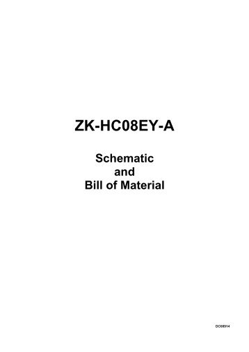 ZK-HC08EY-A Schematic & Bill of Material - Freescale