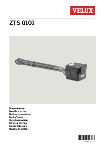 La résistance électrique (type ZTS 0101) - Velux