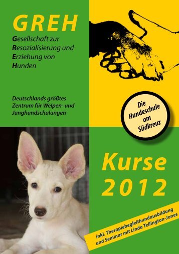 Programm 2012 zum Download - Hundeschule GREH
