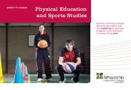 Physical Education and Sports Studies - Newman University College