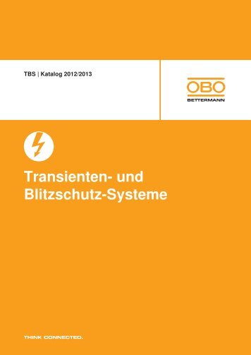 TBS | Fangeinrichtungs- und Ableitungs-Systeme - OBO Bettermann