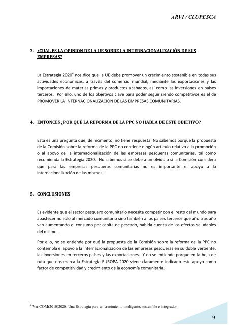 ¿porqué la internacionalización de las empresas pesqueras ... - Arvi