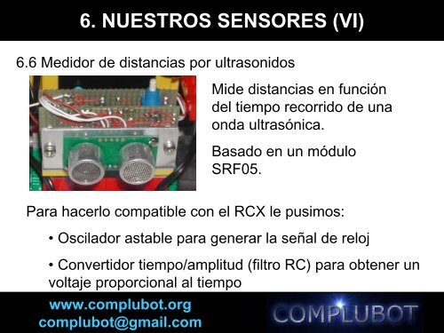 SENSORES DE LEGO - Complubot