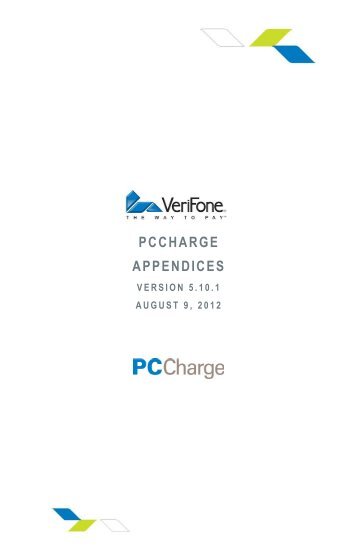 Pro Appendices - VeriFone Support