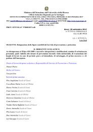 Ministero dell'Istruzione, dell'UniversitÃ  e della Ricerca Ufficio ...