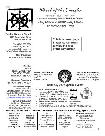 Wheel of theSangha - Seattle Buddhist Church