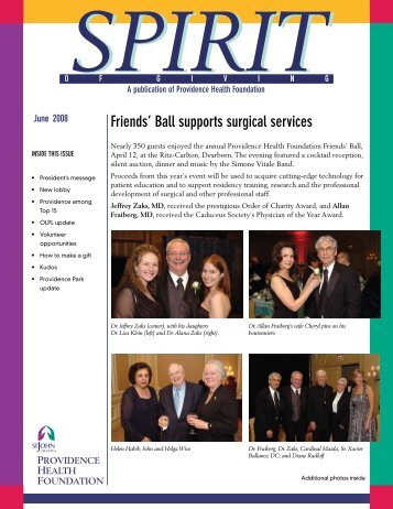 Friends' Ball supports surgical services - St. John Health System