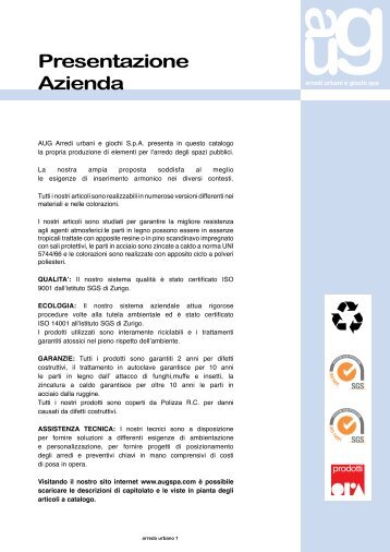 Catalogo arredo urbano per Acrobat Reader - Aug