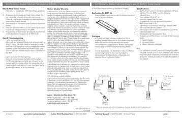 Lutron Ballast Module - Lutron Lighting Installation Specialists