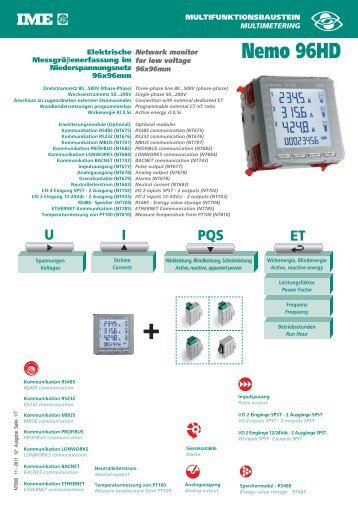 Datenblatt NT680 (Nemo 96HD)