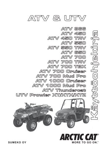 Lataa pdf-tiedosto - Arctic Cat