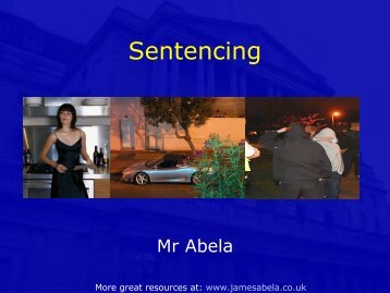 Sentencing - James Abela ELT