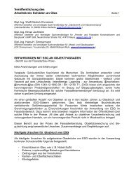 Endfassung Bericht Erfahrungen mit ESG an ... - IGF Zimmermann