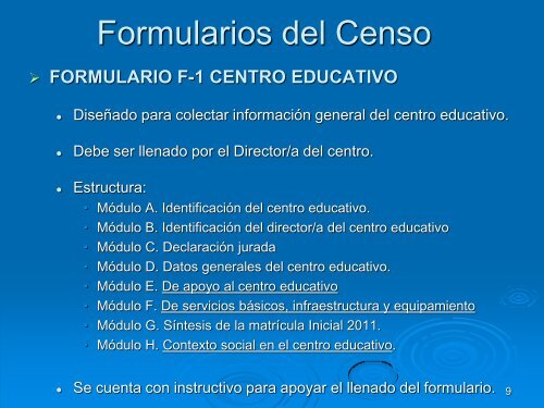 En el formulario - Inicio