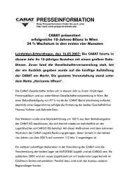 presseinformation - CARAT Gruppe