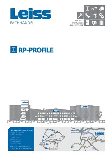 RP-Profile, Glashalteleisten - Seb. & Ant. Leiss GmbH & Co. KG