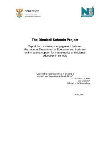 The Dinaledi Schools Project - National Business Initiative